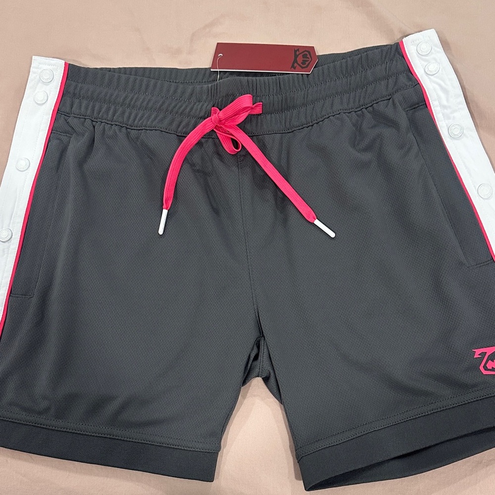 New with tags Nasty Pig Gray and Pink Athletic Shorts